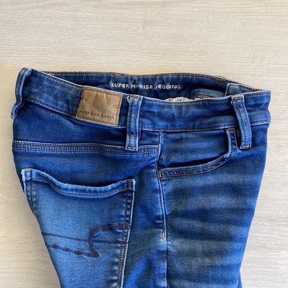 American Eagle Outfitters Super Hi-Rise Jeggings Size 00 Regular - Picture 5 of 8